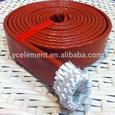 factory price thermal insulation tubing flame retardart hose fiberglass silicone coated sleeve