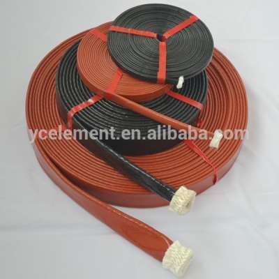 factory price fiberglass heat insulation tubing silicone coated sleeve